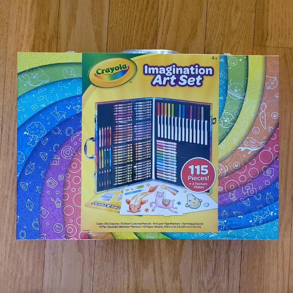 NEW Crayola Imagination Art Set - 115 Pieces - Multicolor